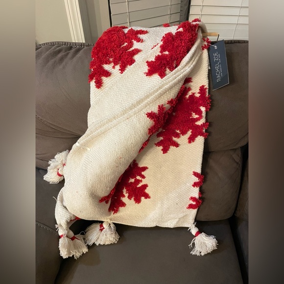 NWT Rachel Zoe Snowflake blanket - Picture 2 of 2